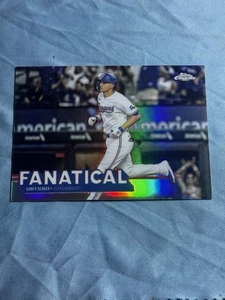2025 Topps Chrome Fanatical Corey Seager #FAN 11 Texas Rangers - Bild 1 von 2