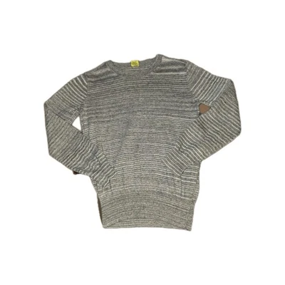 ¡OFERTA! Camisa Suéter Para Niños Talla 10 Crewcuts Ligera Rayas Gris Inside Out  Foto 1 de 4
