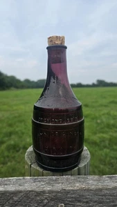 Vintage Dr. Chandler’s Jamaica Ginger Root Bitters Wheaton Barrel Glass Bottle - Picture 1 of 8