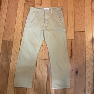 Mother Superior Jeans Womens 27 Beige The Ditcher Utility Flood Cargo Pants - Picture 1 of 11