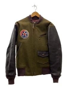 Buzz Rickson's Jacket/36/Wool/Khk/Plain/Leather Switch - Picture 1 of 4