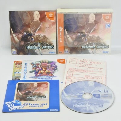 HUNDRED SWORDS @barai Dreamcast Sega 8362 dc - Image 1 of 4