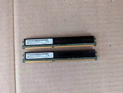 LOT OF 2 MICRON 8GB MT36KDYS1G72PZ-1G4M1FE 2RX4 PC3L-10600R-9-11-NP RAM A4-9(14) - Image 1 of 4