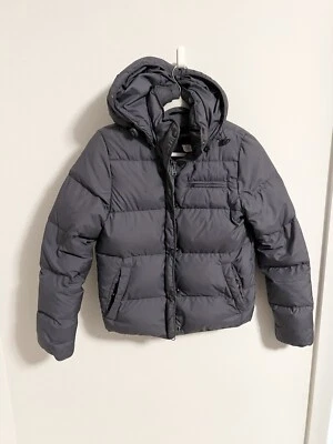 Chaqueta acolchada J Crew para mujer talla XS acolchada con cremallera completa capucha a presión Foto 1 de 4