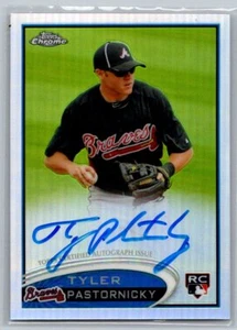 2012 Topps Chrome #183 Tyler Pastornicky Rookie Autographs Refractors #/499 - Picture 1 of 2