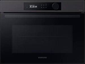 Samsung Kompakt-Einbaubackofen NQ5B5763DDB/U1 45 cm mit Mikrowelle, Black Steel - Bild 1 von 5