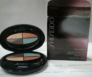 Shiseido The Makeup Silky Eye Shadow Quad Q2  Earth & Sky With Box FULL SIZE 