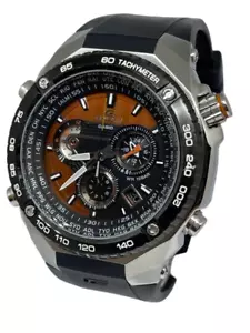 CASIO EFE-500 Edifice Men's Watch New battery replaced From Japan - Picture 1 of 9