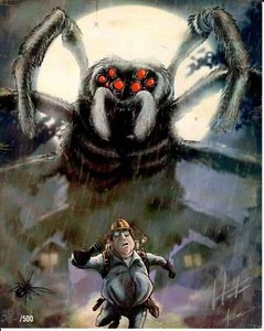 ARACHNOPHOBIA Zobie Limited Fan Art Print David Hartman SIGNED Numbered #383/500 - Picture 1 of 1