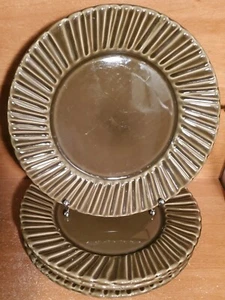 Pottery Barn DANA Speiseteller 4er Set, 10 1/4", grün Barbara Eigen, sehr gut - Bild 1 von 10
