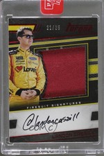 2017 Panini Torque Silhouettes Firesuit Signatures Red /25 Landon Cassill Auto