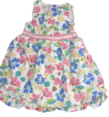Oshkosh Genuine Kids Floral Girls 2T Sundress 100% Cotton - Image 1 of 4