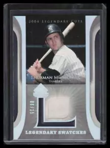 2004 SP Legendary Cuts Legendary Swatches 15 TM Thurman Munson Jersey 6/15 - Picture 1 of 2
