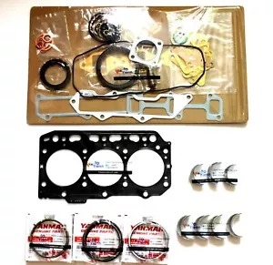 3TNV88F 3TNV88-BMJT Overhaul Re-Ring Kit Set For Yanmar E2720 3032E 3320 Tractor - Picture 1 of 4