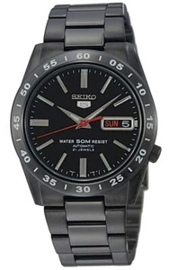SEIKO SEIKO5 SNKE03K1 Self-Winding Men's Watch Black Thunder Analog Black IP - Picture 1 of 10
