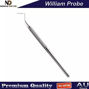 Sonda dental Williams Perio codificada por colores medición de profundidad herramientas periodontales de bolsillo - Imagen 1 de 4