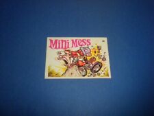 SILLY CYCLES sticker card #40 Donruss 1972 Odd Rods related MINI MESS
