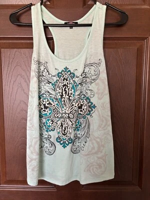 Ransom Tank Top Women's Size Medium Blue - Image 1 of 3
