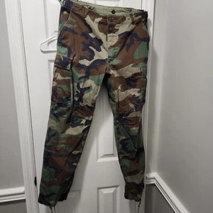Pantalones de Carga Medianos Regulares - Ejército de EE. UU. USMC BDU Woodland Camo - Imagen 1 de 8