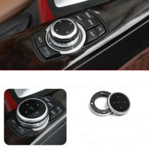 ///M Multi Media Control Knob Cover For BMW 1 3 5 6 7 GT5 X1 X3 X4 IDRIVE - Picture 1 of 6