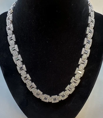 Park Lane Necklace La Cabaret Marcasite Cz  Vintage Elegant Gorgeous In Pouch - Image 1 of 4