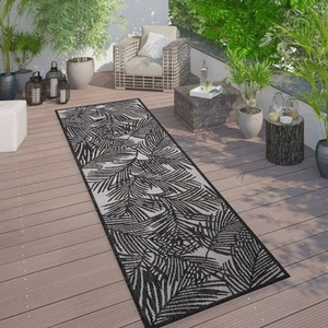 Rugshop Outdoor Runner Rug Palm Leaf Textured Indoor Outdoor Rug Hallway Rug 2x7 - Picture 1 of 11