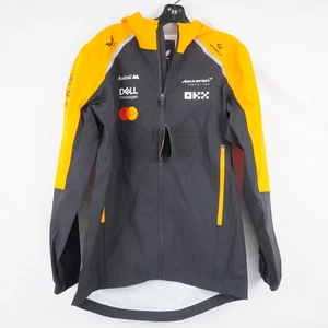 Castore McLaren Formula 1 Team Full-Zip Hooded Jacket in Gray/Orange Size XS - Picture 1 of 8