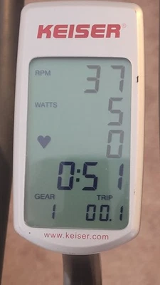 Bicicleta giratória Keiser M3 ótimo estado - Imagem 1 de 4