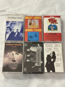 Lot 6 Vintage Cassette Tapes Railway Children Monty Python Christy Moore Jazz - Picture 1 of 3