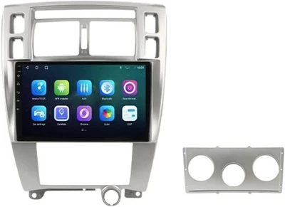 Omnitek 2 Din Android 11 Car Radio for Hyundai Tucson 2004-2009 Multimedia Video - Image 1 of 4