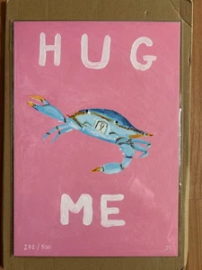 JOE LYCETT Hug Me print signed numbered 272/500 - Picture 1 of 4