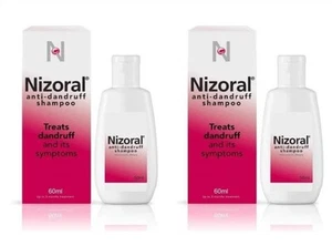 2 x Nizoral Anti-Dandruff Shampoo - 60ml - Picture 1 of 1
