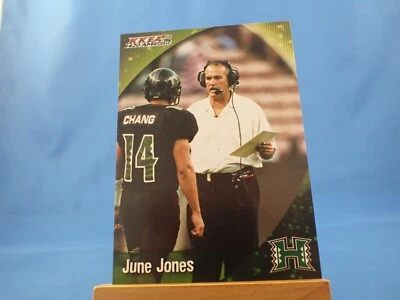 June Jones Timmy Chang UH University of Hawaii KKEA 2004 Card - Image 1 of 2
