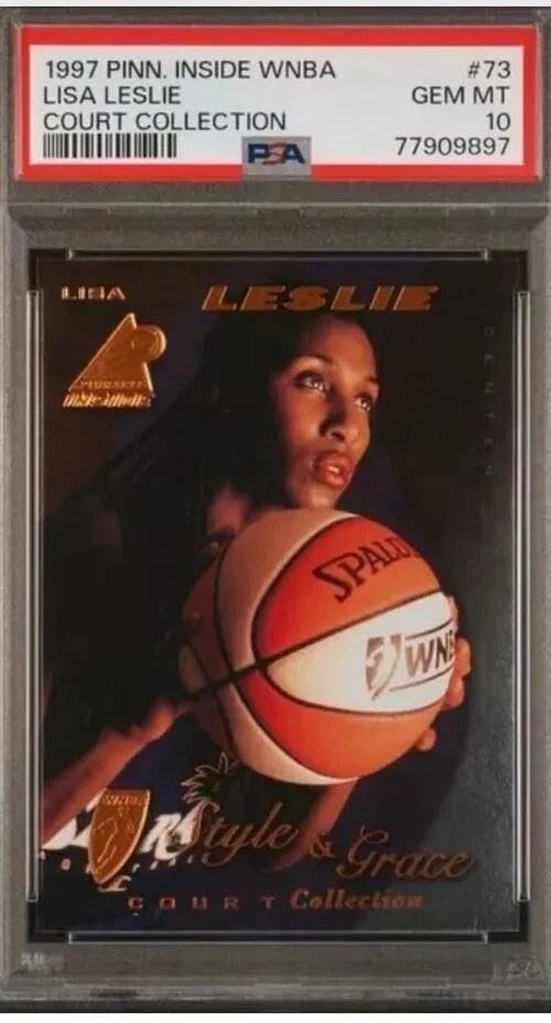 1997 Pinnacle WNBA Court Collection #73 Lisa Leslie RC PSA 10 Style & Grace - Image 1 of 1