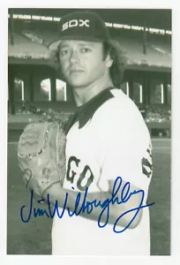 Foto autografiada de Jim Willoughby MLB de los Medias Blancas de Chicago con certificación PSA/ADN B4252C3 - Imagen 1 de 2