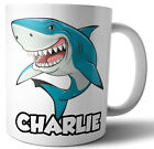 Personalised Gift Shark Mug Christmas Birthday Present Stocking Filler