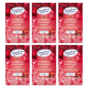 6er Pack Dresdner Essenz Pflegebad "Paradiesischer Granatapfel" 6 x 60 g vegan - Bild 1 von 2