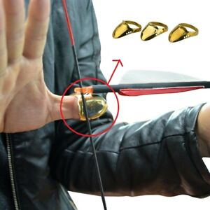 18-24mm Finger Guard Copper Thumb Ring Protector Gear Archery Mogolian Bow Shoot