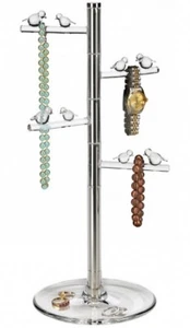 Umbra Jewelry Tree Clear Jewelry Stand Ring Holder Jewelry Collector transparent Tree - Imagen 1 de 1