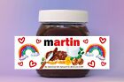 LGBTQ+ Rainbow Personalised Spoof Nutella Label/Sticker Birthday Gift