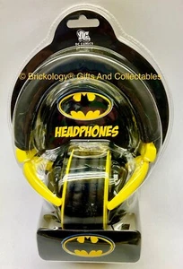 DC Comics Universe Batman Headphones Classic Character Superhero Youth Over Ear - Picture 1 of 4