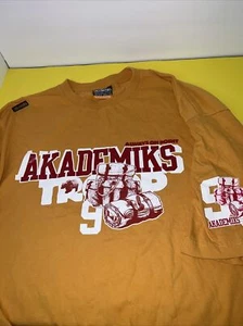 Akademiks Vintage 90s Graphic T-Shirt Mens size XXXL Crew Neck Casual - Picture 1 of 7