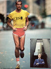 CBS Pete Barker Runners World Print Article Vtg 1981 NYC