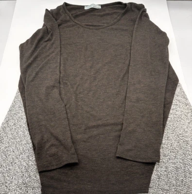 Túnica Pullover Chatoyant Mujer Moda 2 Tonos Marrón/Plateado Brillante Talla M Foto 1 de 4