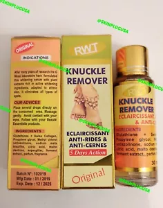 Original RWT Knuckle Remover.Anti Dark Spots,Lightening +Vitamin E.5days action - Picture 1 of 1