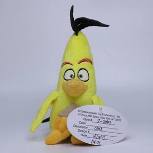CAMPIONE Angry Birds Movie Chuck Yellow Bird Peluche | 7" 6/29 2015 Collezione CWT - Foto 1 di 11