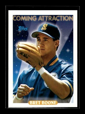 1993 Topps #808 Bret Boone (NM+)(BAS) - Image 1 of 2