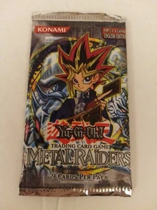 Yu-Gi-Oh! Metal Raiders Unlimited Edition 9 Cards Booster Pack Factory Sealed - Picture 1 of 2
