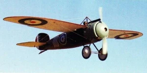 Bristol M1C Electric 48" Wingspan RC Model Airplane Printed Plans & Templates - Picture 1 of 2