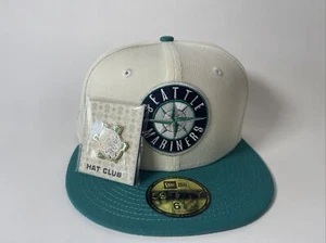 Hat Club New Era 59fifty White Dome Seattle Mariners 35th Anniversary SZ 6 7/8 - Picture 1 of 4